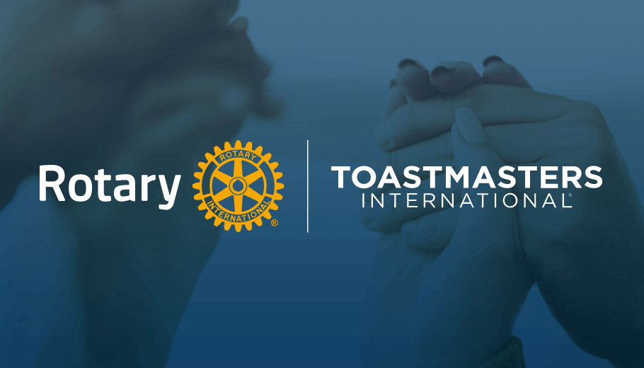 Rotary and Toastmasters logos