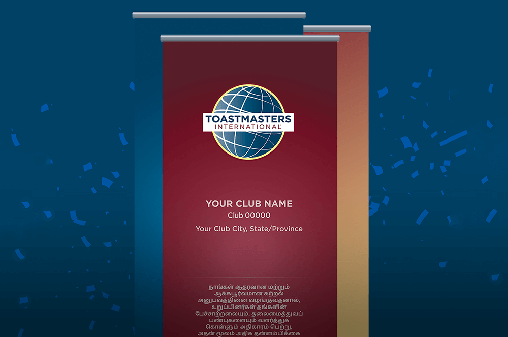 “Toastmasters banners