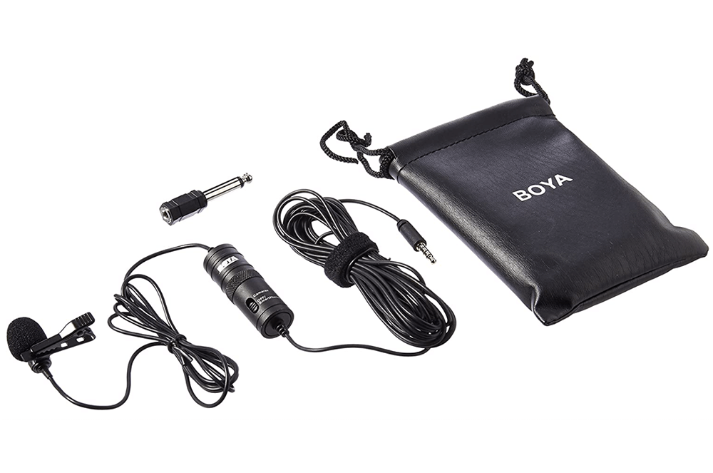 Boya microphone and accessories